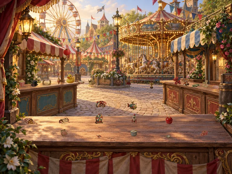 Carnival Nights: Follow the lanterns into a world of curious delights.