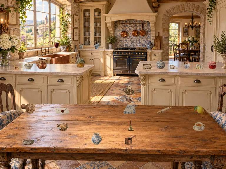 Cozy Corners: Warm kitchens, rainy bookshops, and forgotten attic treasures.