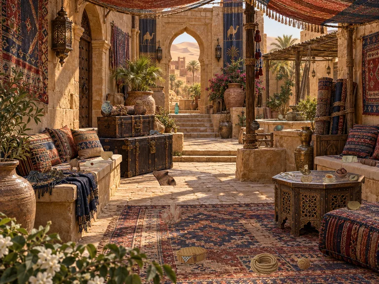 Faraway Places: Desert caravans, grand train journeys, and treasures a world away.